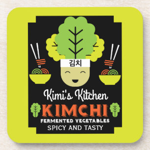 Posavasos Comida hecha en casa de cocina Kimchi