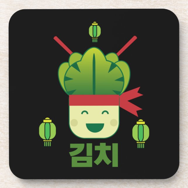 Posavasos Comida kimchi asiática (Frente)