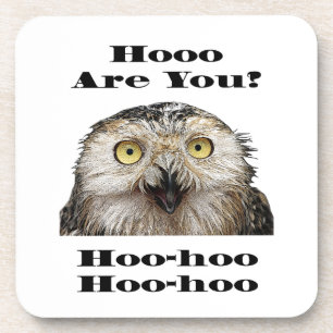 Posavasos ¿Cómo Estás? Owl ¿Quién Eres?