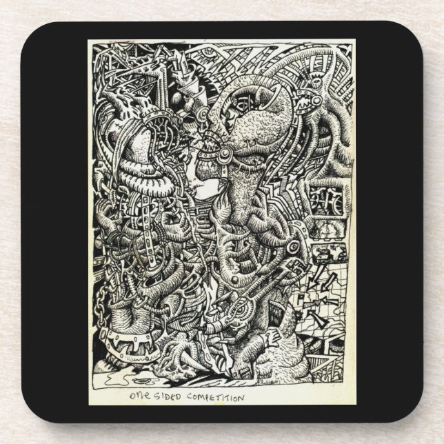 Posavasos Competencia unilateral, de Brian Benson (Frente)