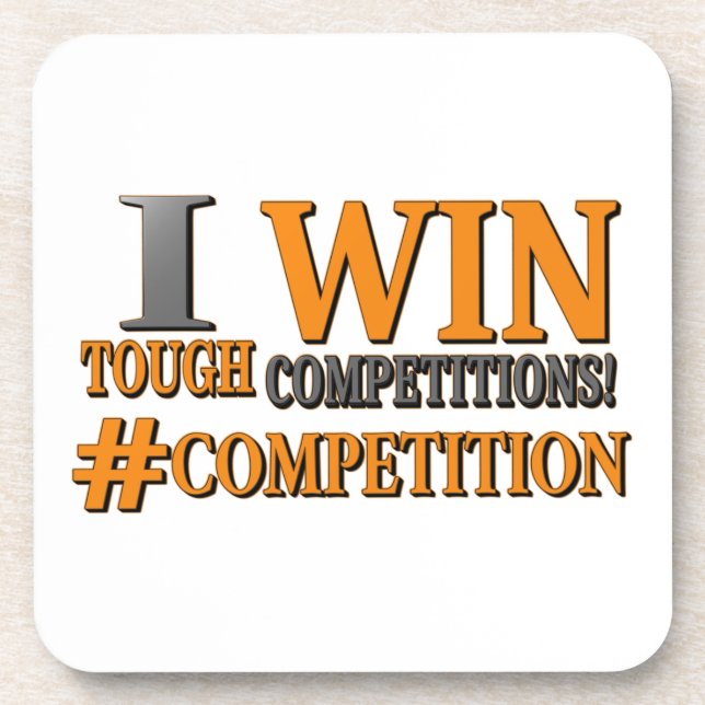 Posavasos "COMPETENCIAS DIFÍCILES" Diseño Cálido. ¡Hazte con (Frente)