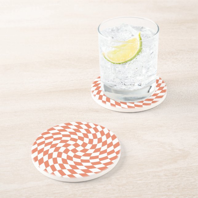 Posavasos Comprobación de la colección de Bodas de Teracotta (Lado)