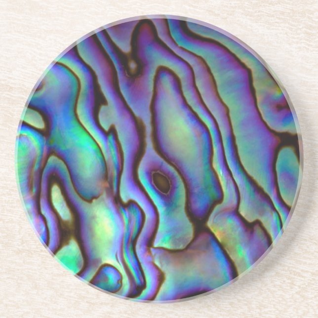 Posavasos con aspecto de concha de Paua (Frente)