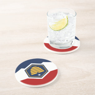 Posavasos con Bandera de Utah, EE. UU.