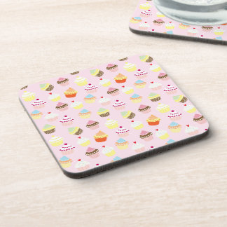 Posavasos con Corcho de Fiesta de Cupcakes