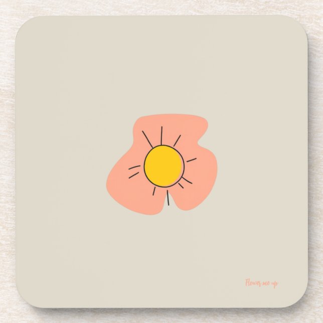 Posavasos con forma de flor (Frente)