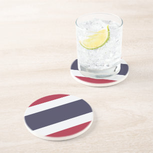 Posavasos con la bandera de Tailandia