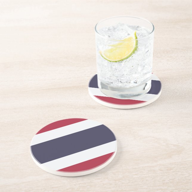 Posavasos con la bandera de Tailandia (Lado)