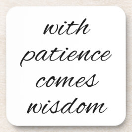 Posavasos Con la montaña de plástico dura de la paciente