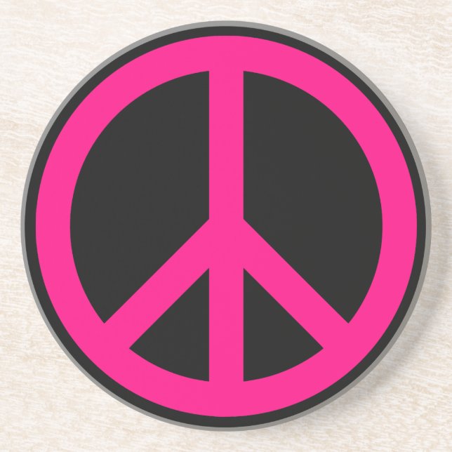 Posavasos con símbolo de la paz (Frente)