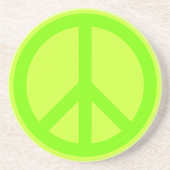Posavasos con símbolo de la paz (Frente)