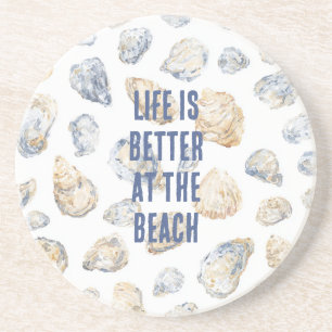 Posavasos Conchas de mar de playa costera