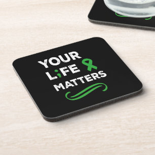 Posavasos Conciencia sobre la salud mental Su vida importa
