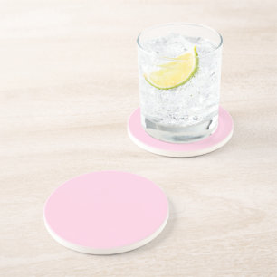 Posavasos Concienciación sobre el cáncer de mama color sólid