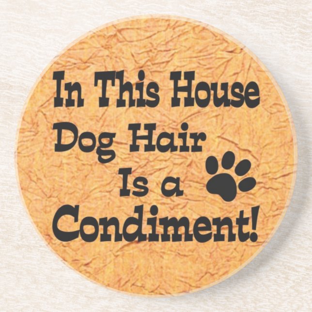 Posavasos Condimento de pelo de perro (Frente)