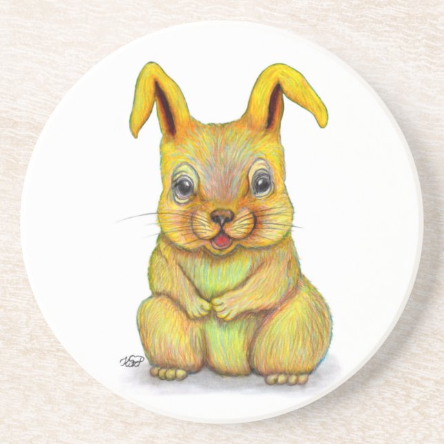 Posavasos Conejo de agua (Frente)