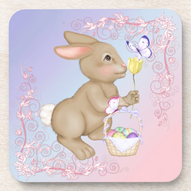 Posavasos Conejo de Pascua (Frente)
