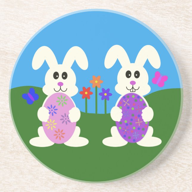 Posavasos Conejo de Pascua #5 (Frente)