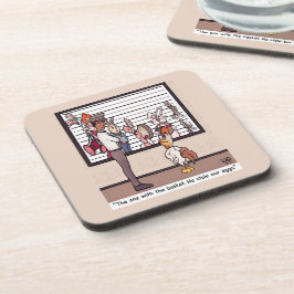 Posavasos Conejos En Un Plástico Duro De Lineup