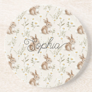 Posavasos Conejos Margaritas Flores