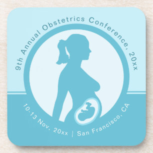 Posavasos Conferencia médica de obstetricia y ginecología