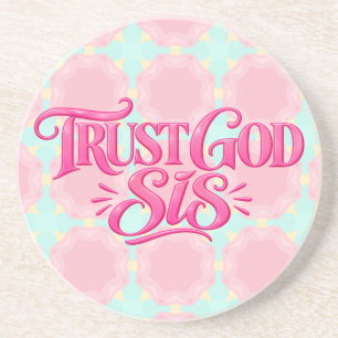 Posavasos Confía en Dios Hermana