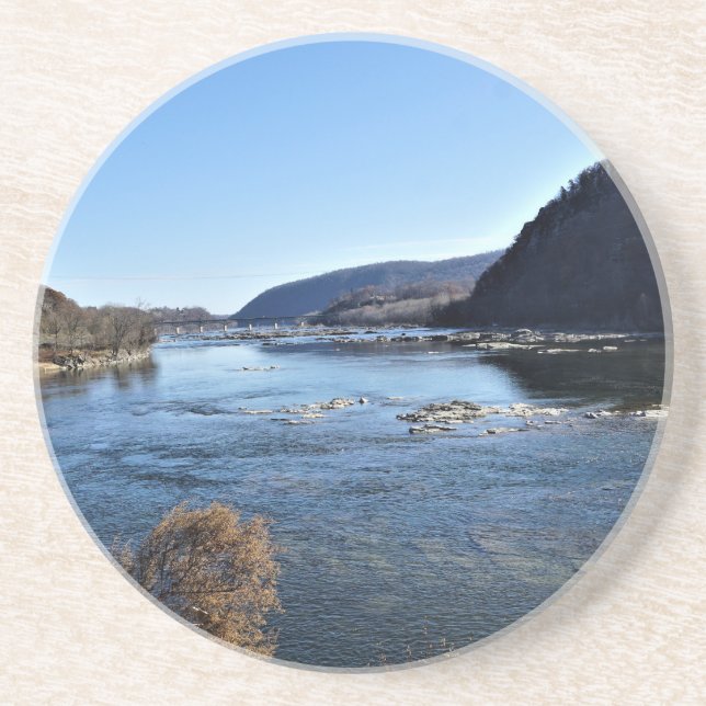 Posavasos Confluencia de los ríos Shenandoah y Potomac (Frente)