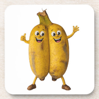 Posavasos Conjoined Bananas Comedy Duo