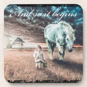 Posavasos Conjunto de 6 apisonadores con caballo