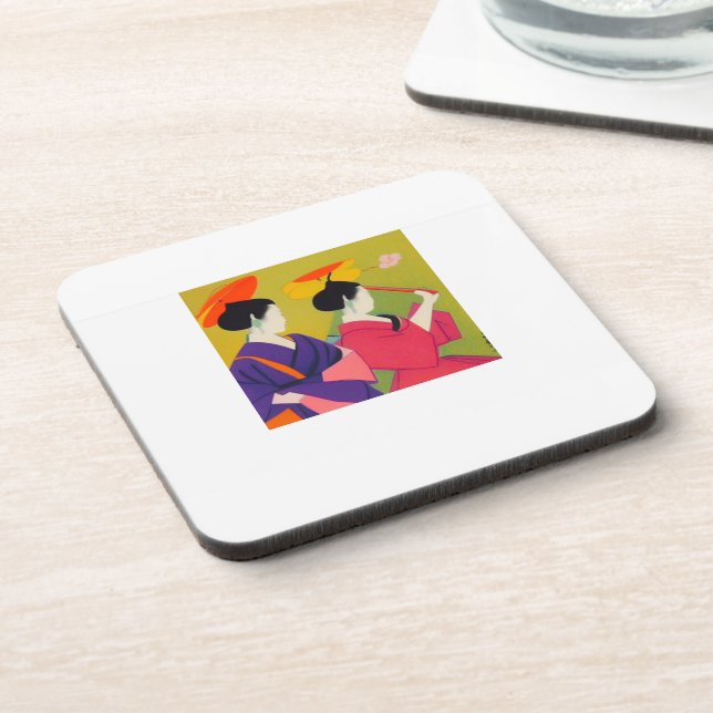 Posavasos Conjunto de 6 armazones de corcho duraderos con 2  (Lado Izquierdo)