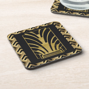 Posavasos Conjunto de 6 - Casas estilo Art Déco