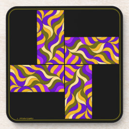 POSAVASOS CONJUNTO DE COSTEROS DE MODO DE LA RUEDA.