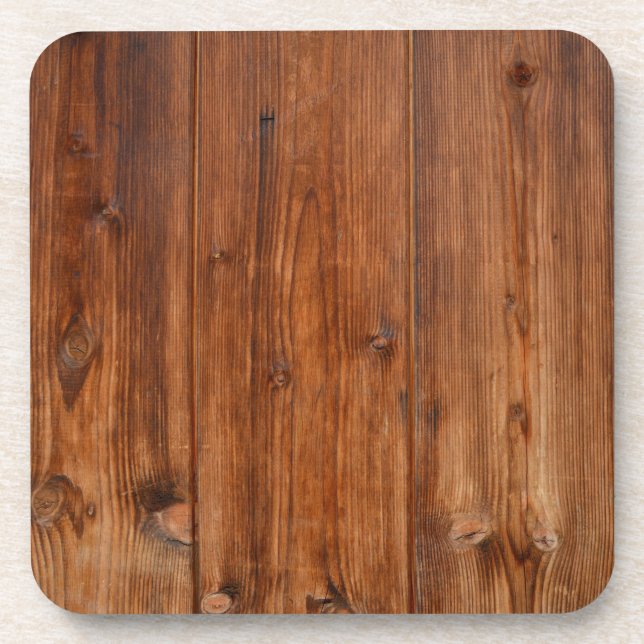 Posavasos conjunto de escayas de madera oscura (Frente)