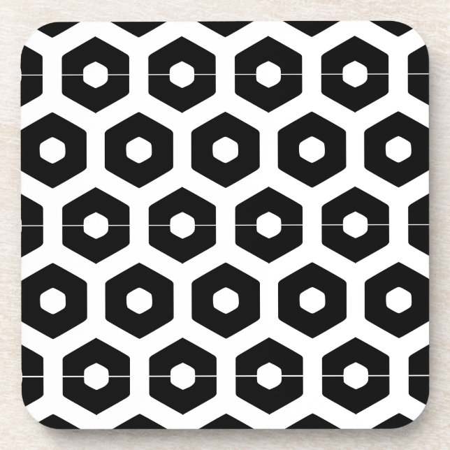 Posavasos Conjunto de escayas - hexágonos (Frente)