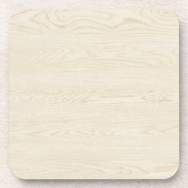 Posavasos conjunto de escayola de madera clara (Frente)