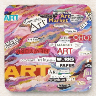 Posavasos Conjunto de escoria de arte