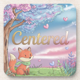 Posavasos Conjunto de escoria de estilo de cómico centrado