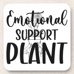 Posavasos Conjunto de escoria de la planta de soporte emocio