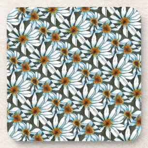 Posavasos Conjunto de escoria floral "Daisy #1 patrón de bal