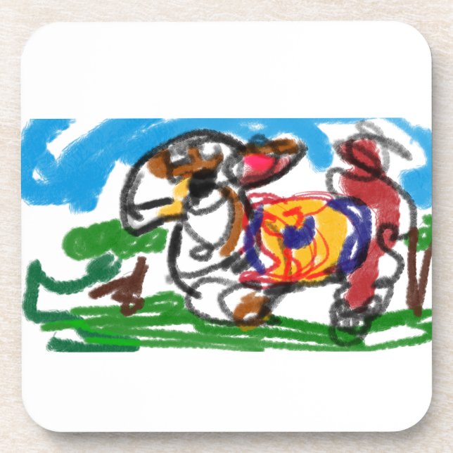 Posavasos Conjunto de Llamas (Frente)