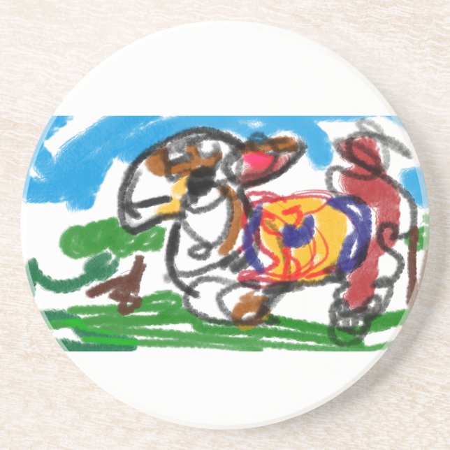 Posavasos Conjunto de Llamas (Frente)