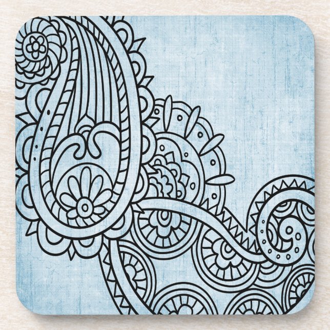 Posavasos Conjunto De Monstruo De Plástico De Moda Azul Mehn (Frente)