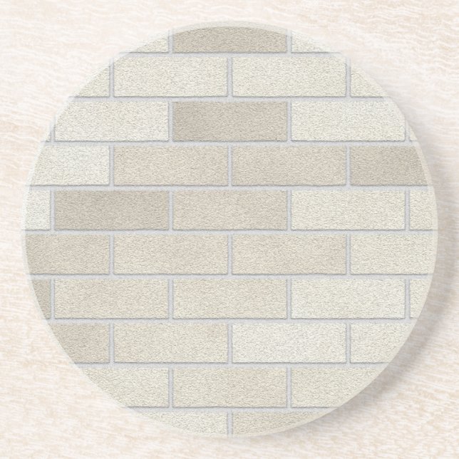 Posavasos conjunto de montaña de escayola de ladrillos de ar (Frente)