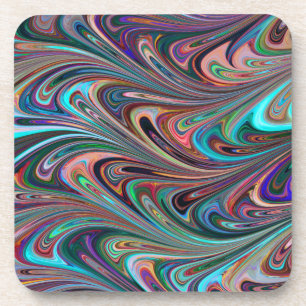 Posavasos conjunto de montaña rusa de arco iris