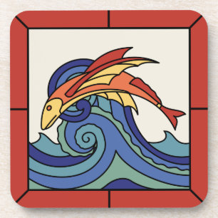 Posavasos Conjunto de mosaicos catalanes de los años 30