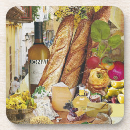 Posavasos Conjunto de seis armazones de plástico duro