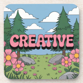 Posavasos Conjunto de trama de confirmación creativa de cuch