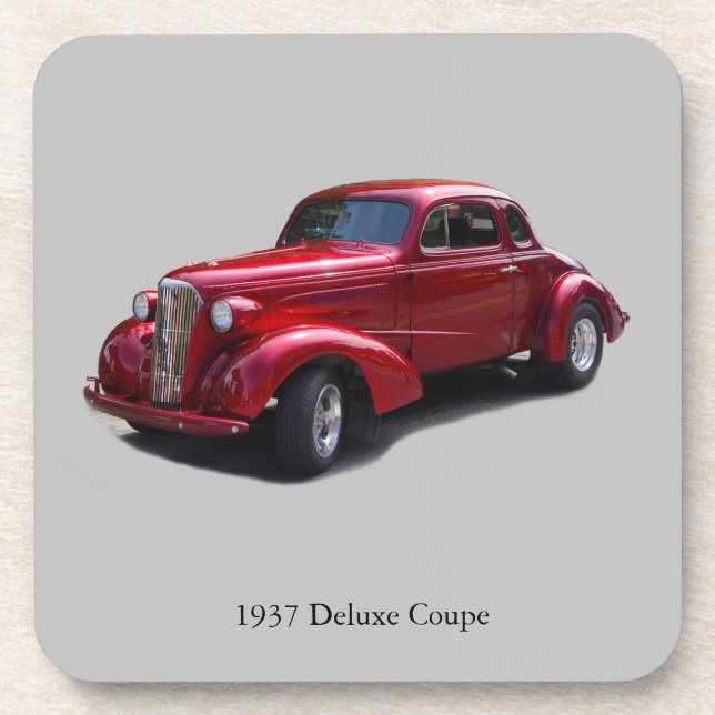 Posavasos Conjuntos Deluxe Coupe de 1937 de 6 tiras de plást (Frente)