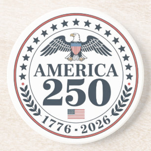 Posavasos Conmemorativo oficial del 250 aniversario de Estad
