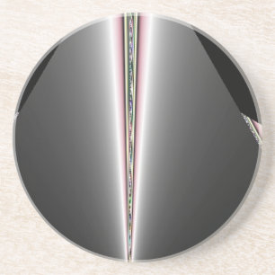 Posavasos Cono plateado con pistas de pasteles